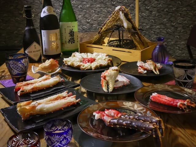 Katsu Kani no Hanasaki: Live King Crab Kaiseki
