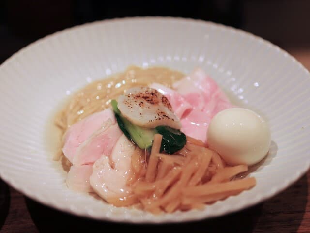 Tokyo Style Noodle Hotate Biyori: Scallop Konbu-Mizu Tsukemen