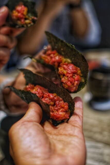nikuryouri chixichan: Counter-style Omakase Meat Course