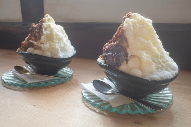 Miyake Kyukounoiketei Omoteya: Kakigori in a Historic Merchant House