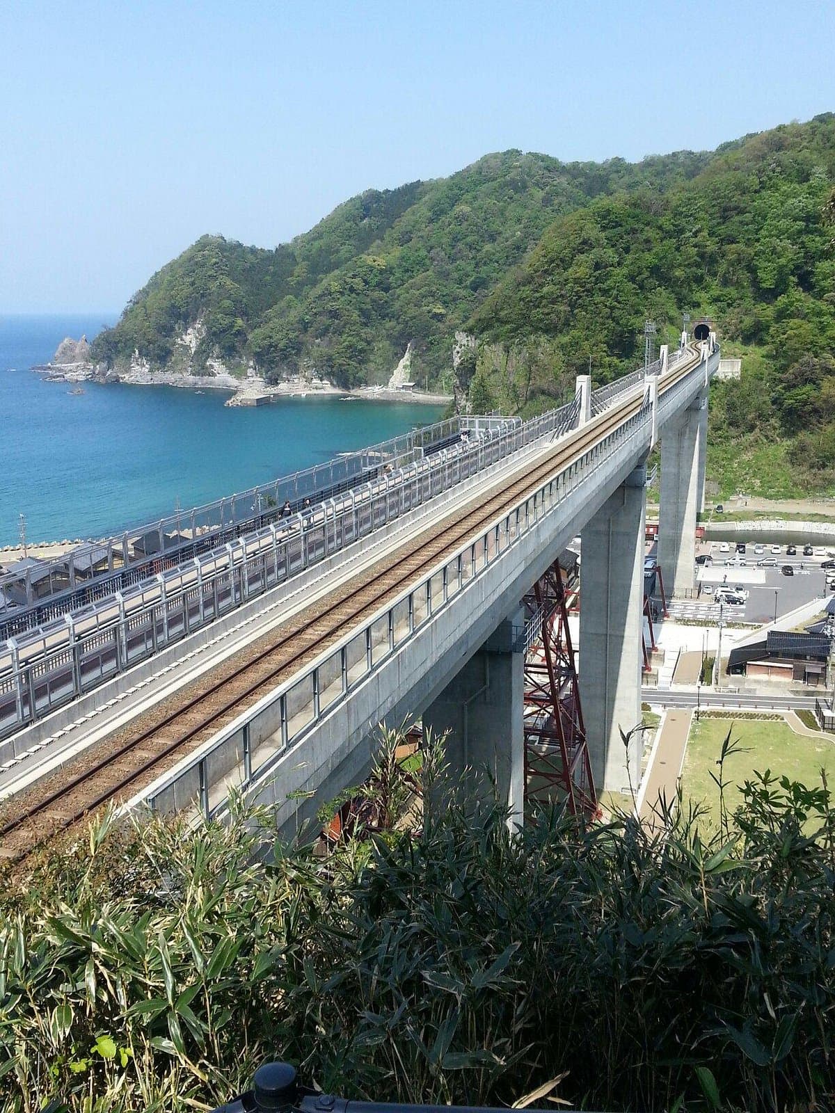 Amarube Railroad Bridge, Sorano Eki