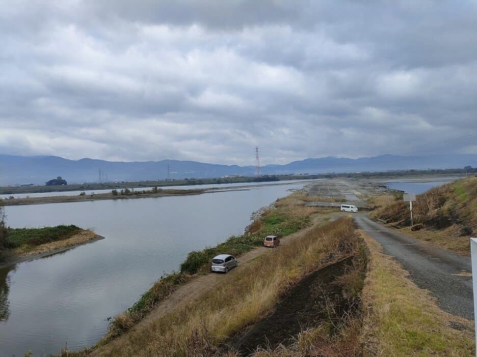 Daiju zeki Weir of Yoshino River