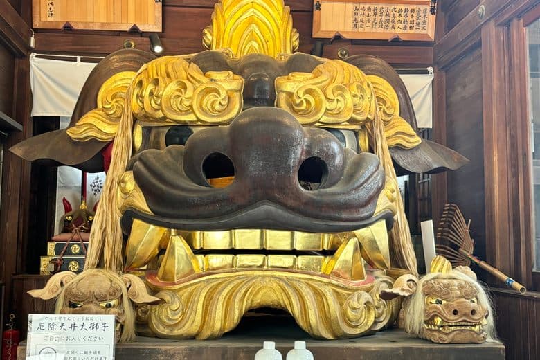 The Lions of Namiyoke Inari Shrine