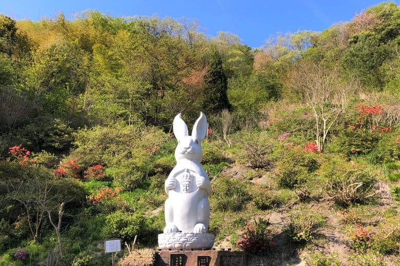 Chokokuji Temple's Rabbit Kannon Statue
