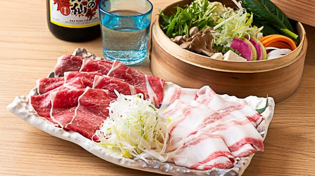 Okinawa Cuisine Agu Buta Shabu Shabu AGU-: Okinawan Pork Izakaya
